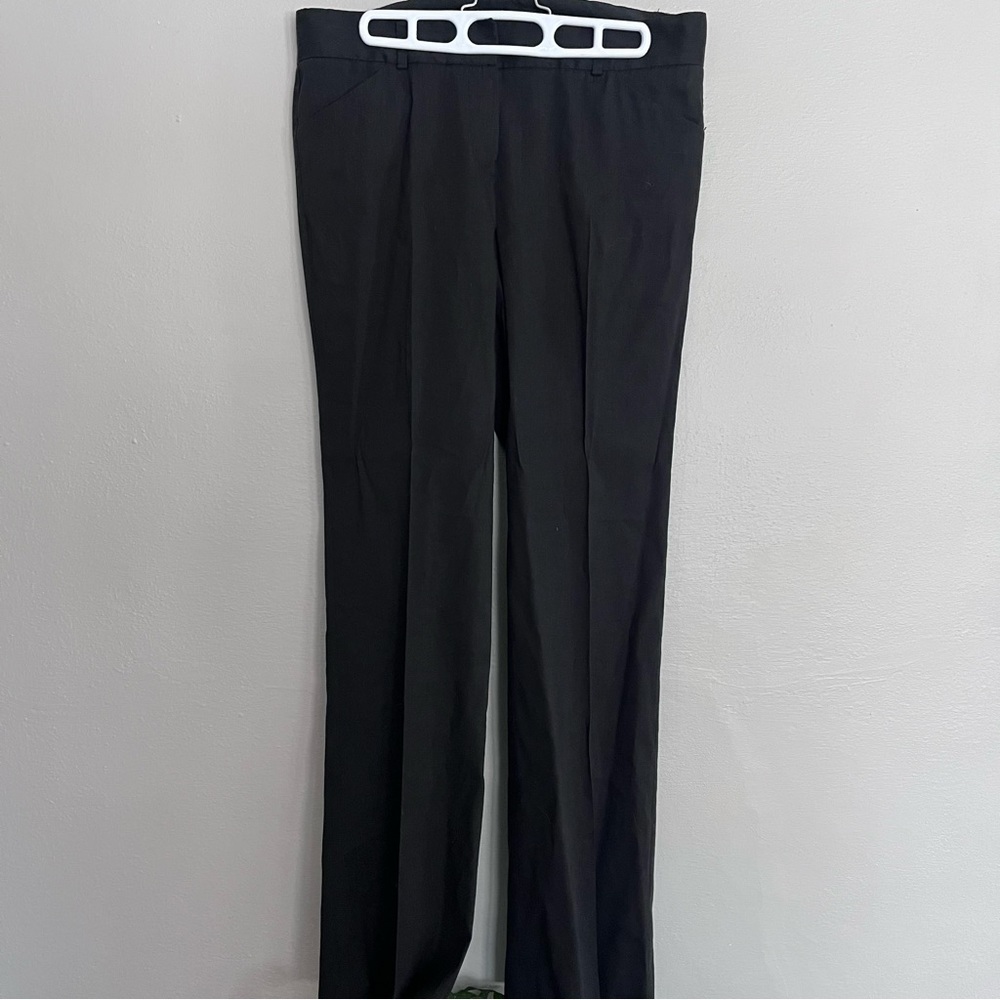 Theory Max C_Easton linen straight leg pants